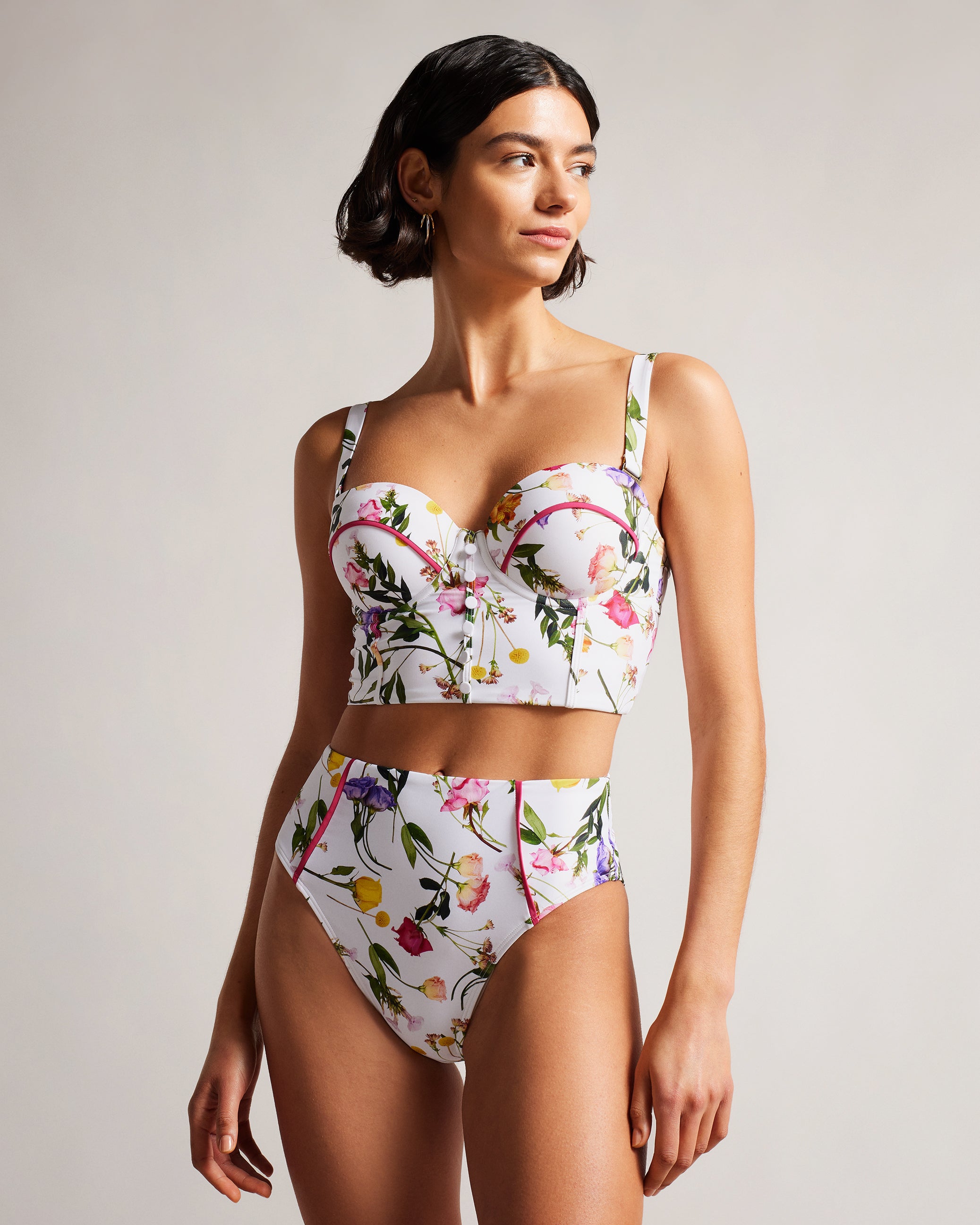 Ted baker white swimsuit on sale