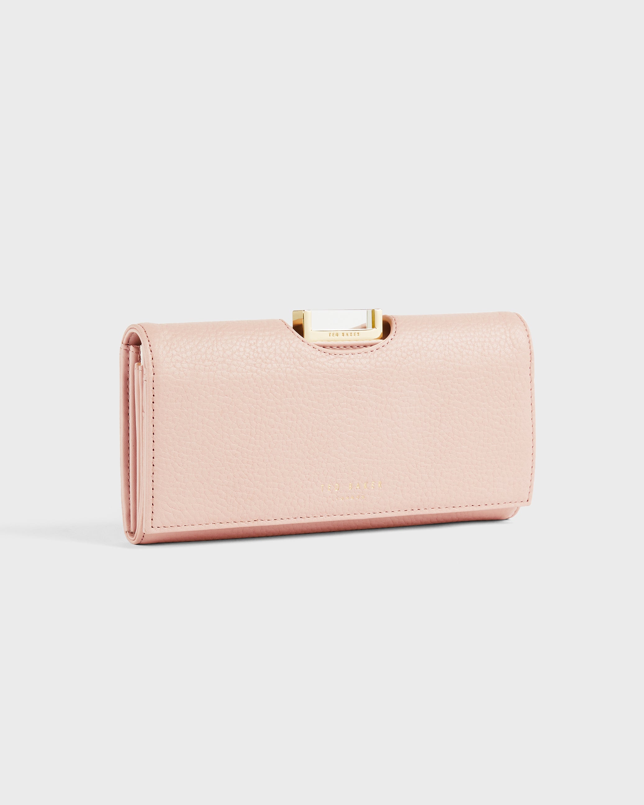 Ted Baker Teena Leather Coin Purse, Nude Pink ($52) ❤ liked on Polyvore  featuring bags, wallets, pink w… | Leather change purse, Leather wallet,  Pink leather wallet