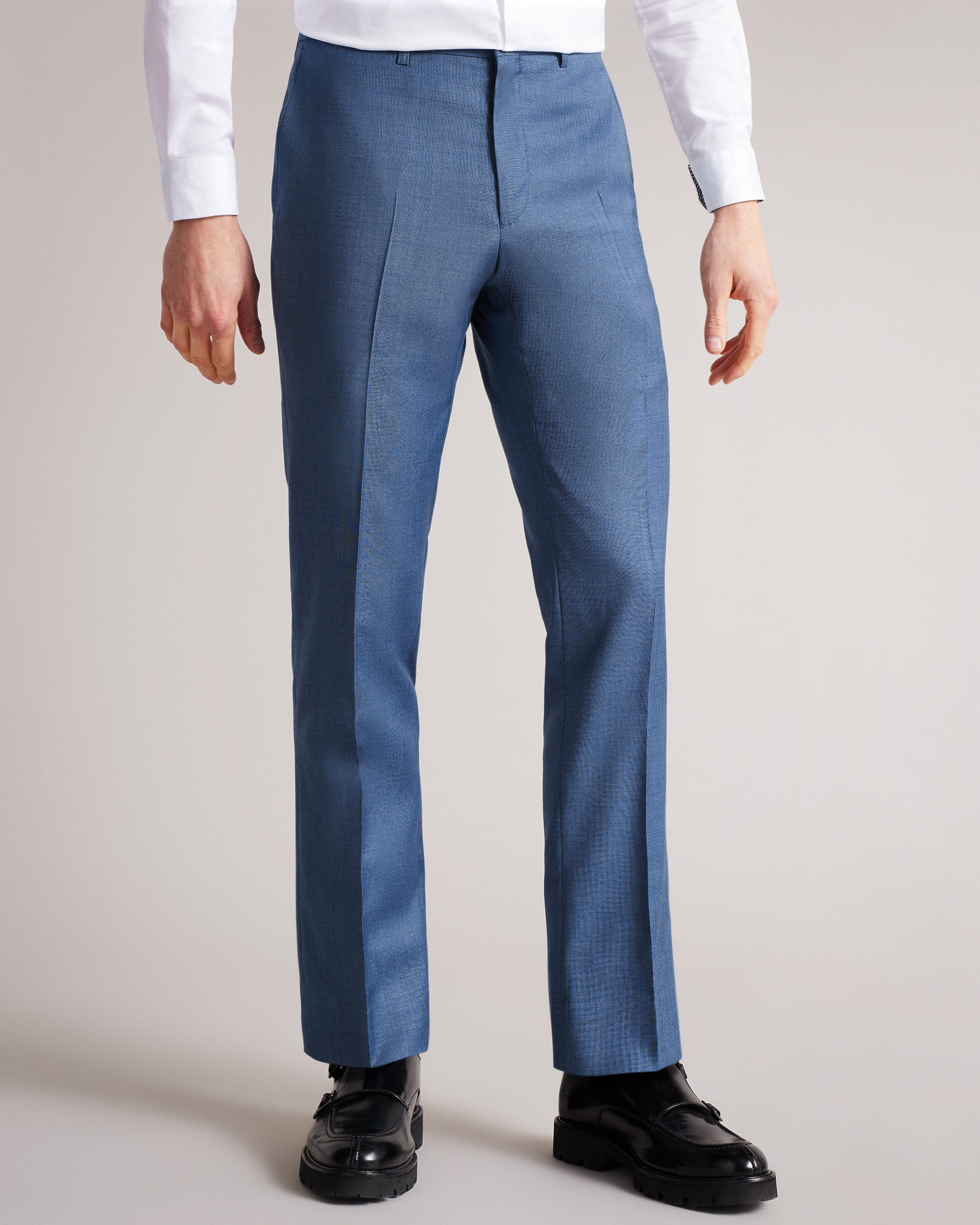 Daily Office Wear Sky Blue Trousers + Free Shipping | Italiancrown –  Italian Crown