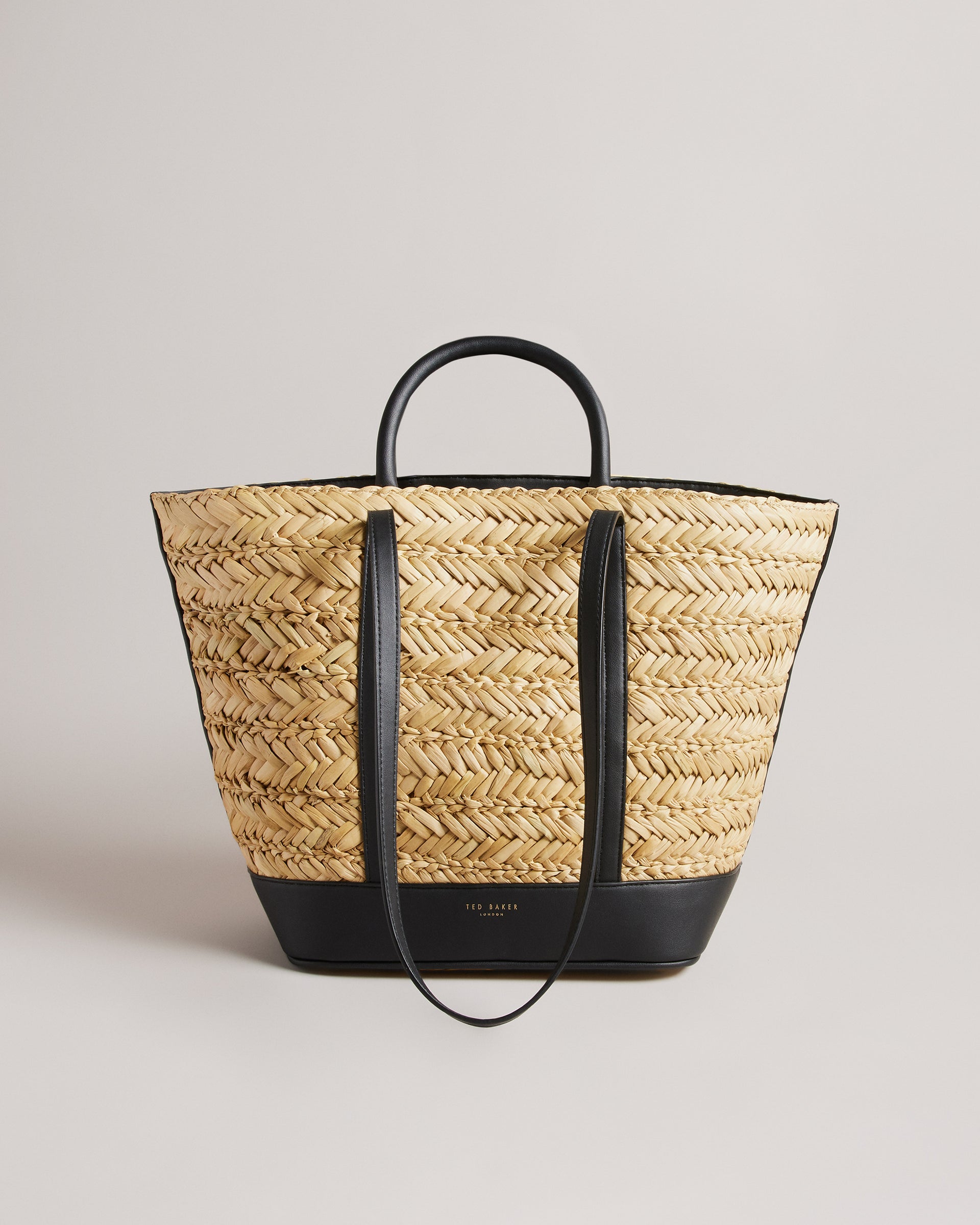 ted baker raffiy woven bucket tote