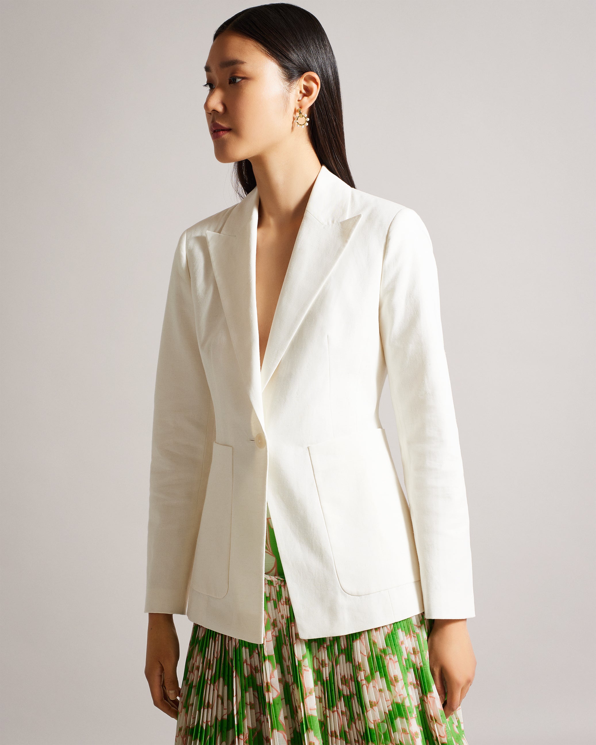 White ted baker outlet jacket