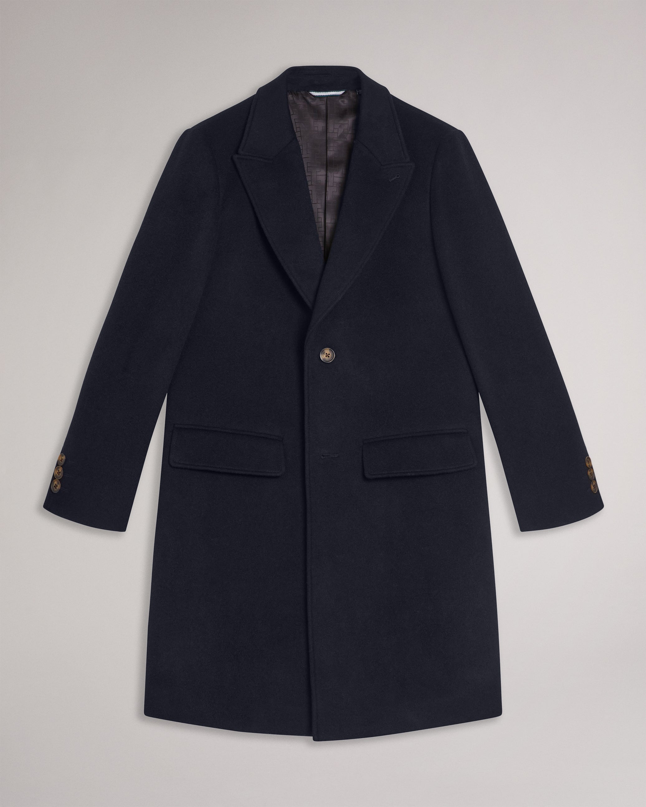 Ted baker discount black wool coat